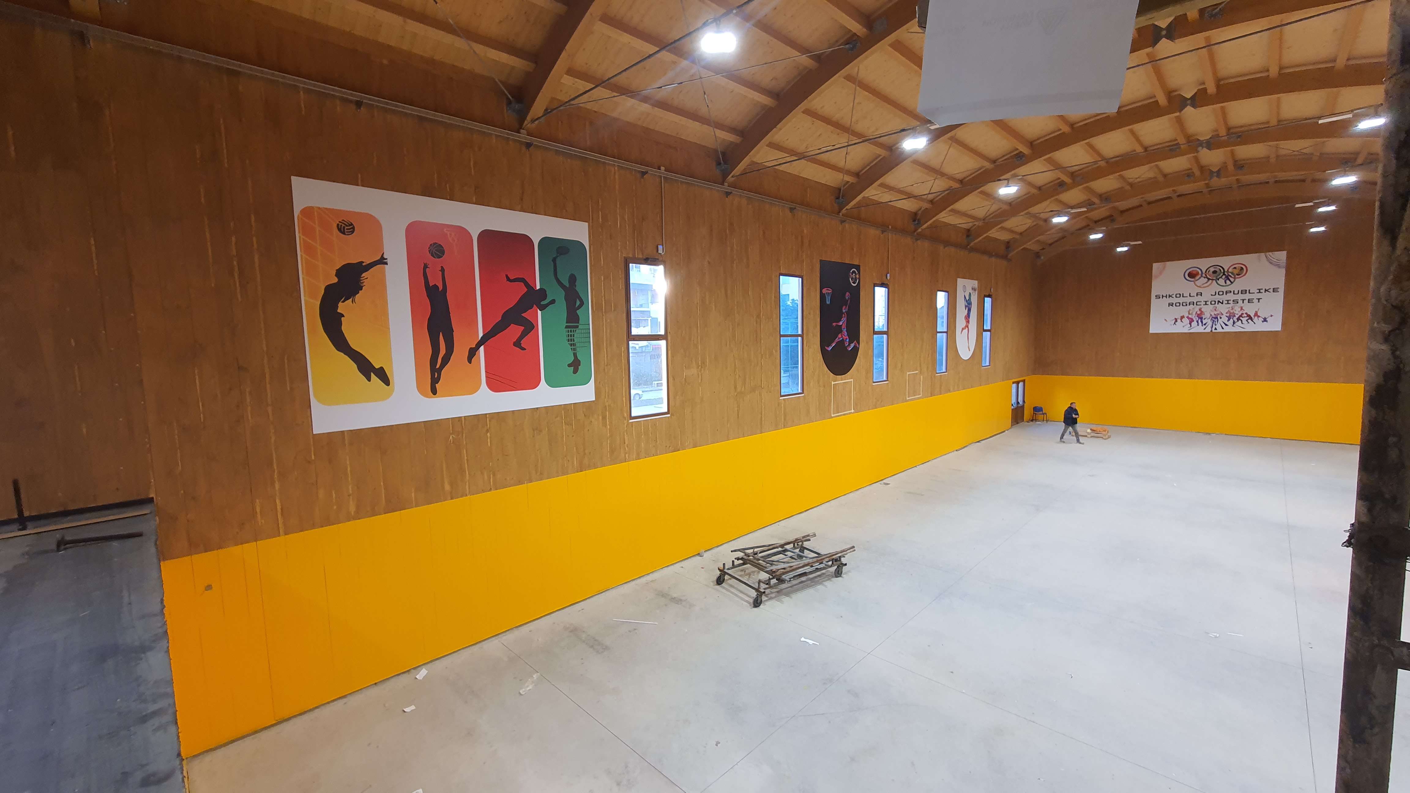 Allestimento palestra